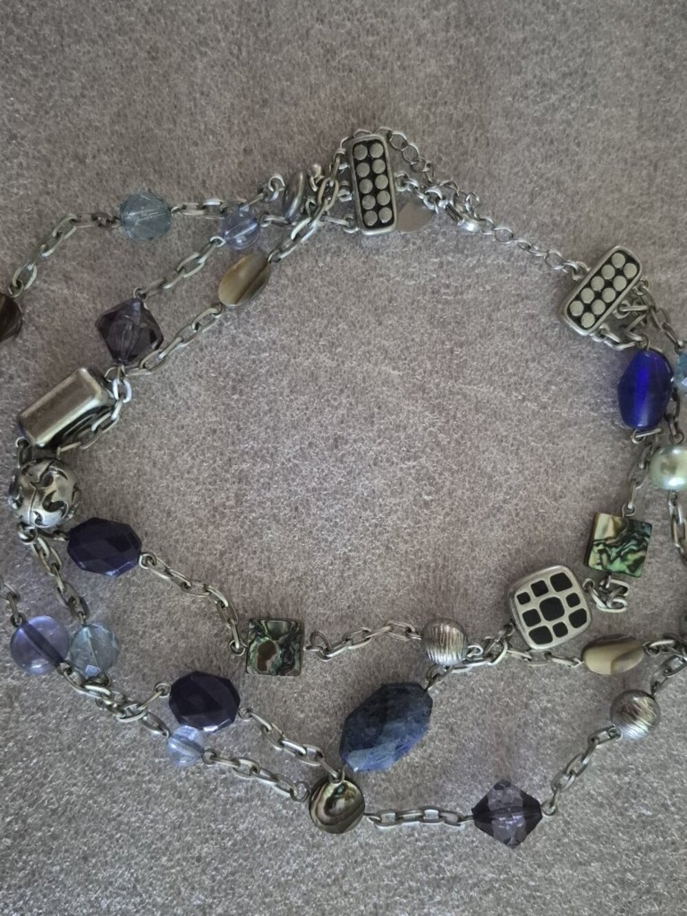 Vintage Lia Sophia Carnivale Multi-Strand Necklace